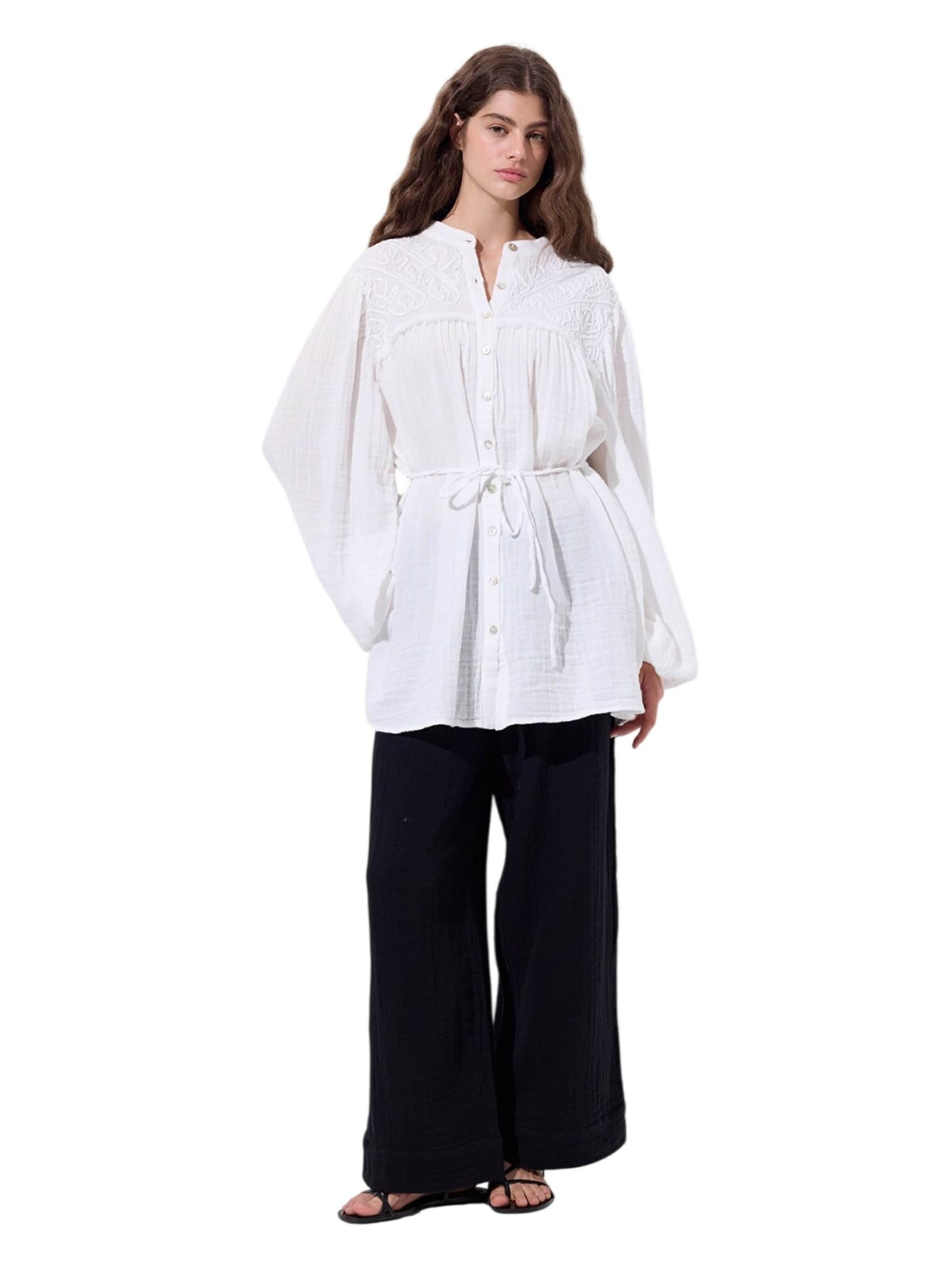 MANUKA Tuniek in Beige: voorkant