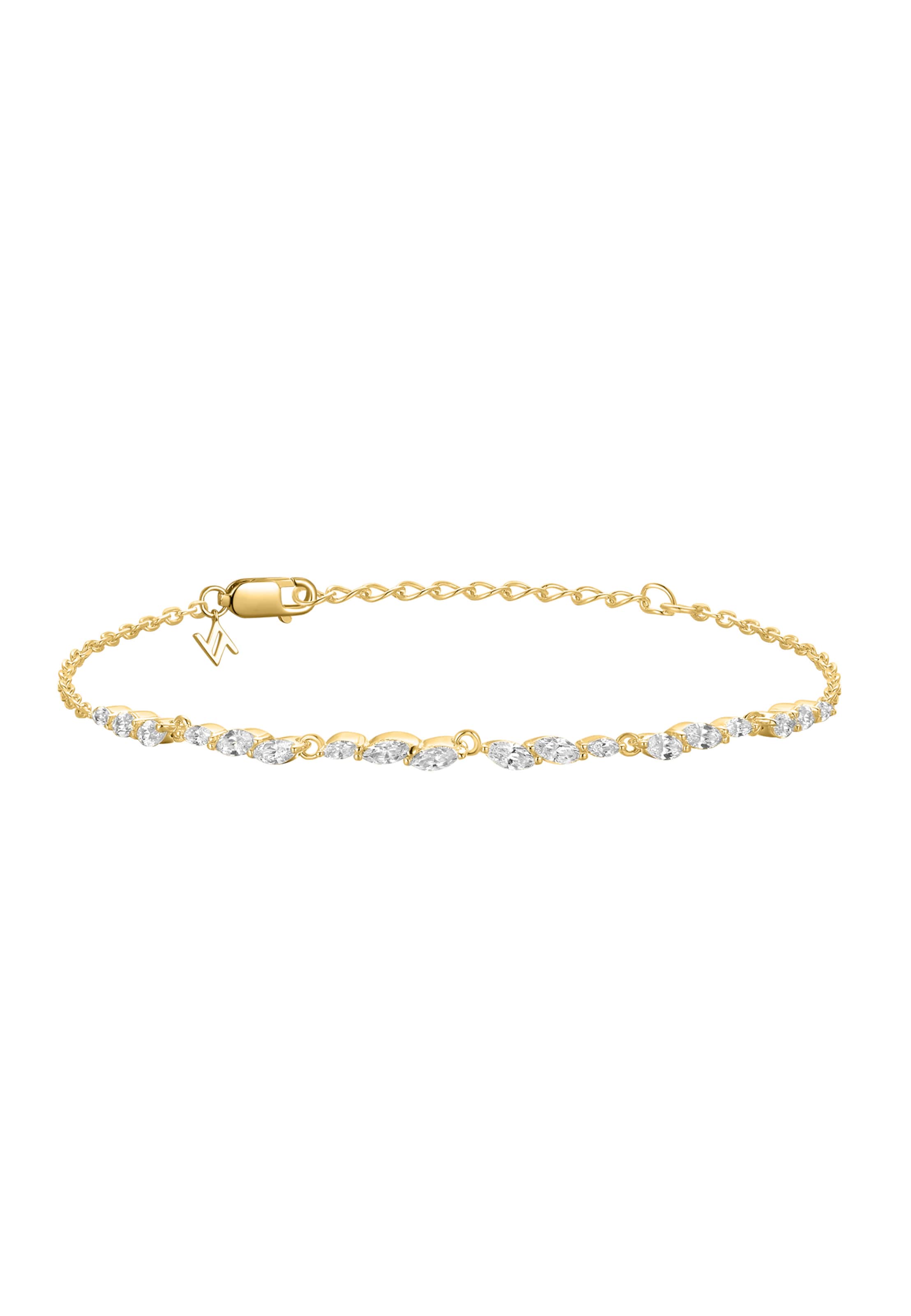 Nana Kay Armband 'Sparkly Couture' in Gelb: Vorderseite