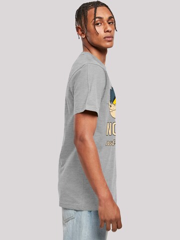 F4NT4STIC Shirt 'Tom und Jerry Nope Not Today' in Grijs