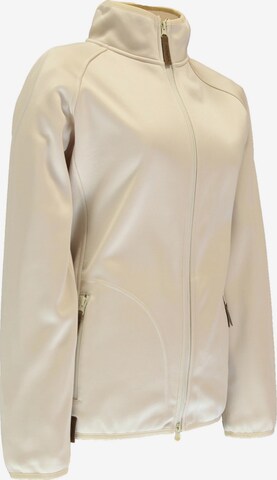 Gipfelglück Athletic Fleece Jacket 'Tamara' in Beige