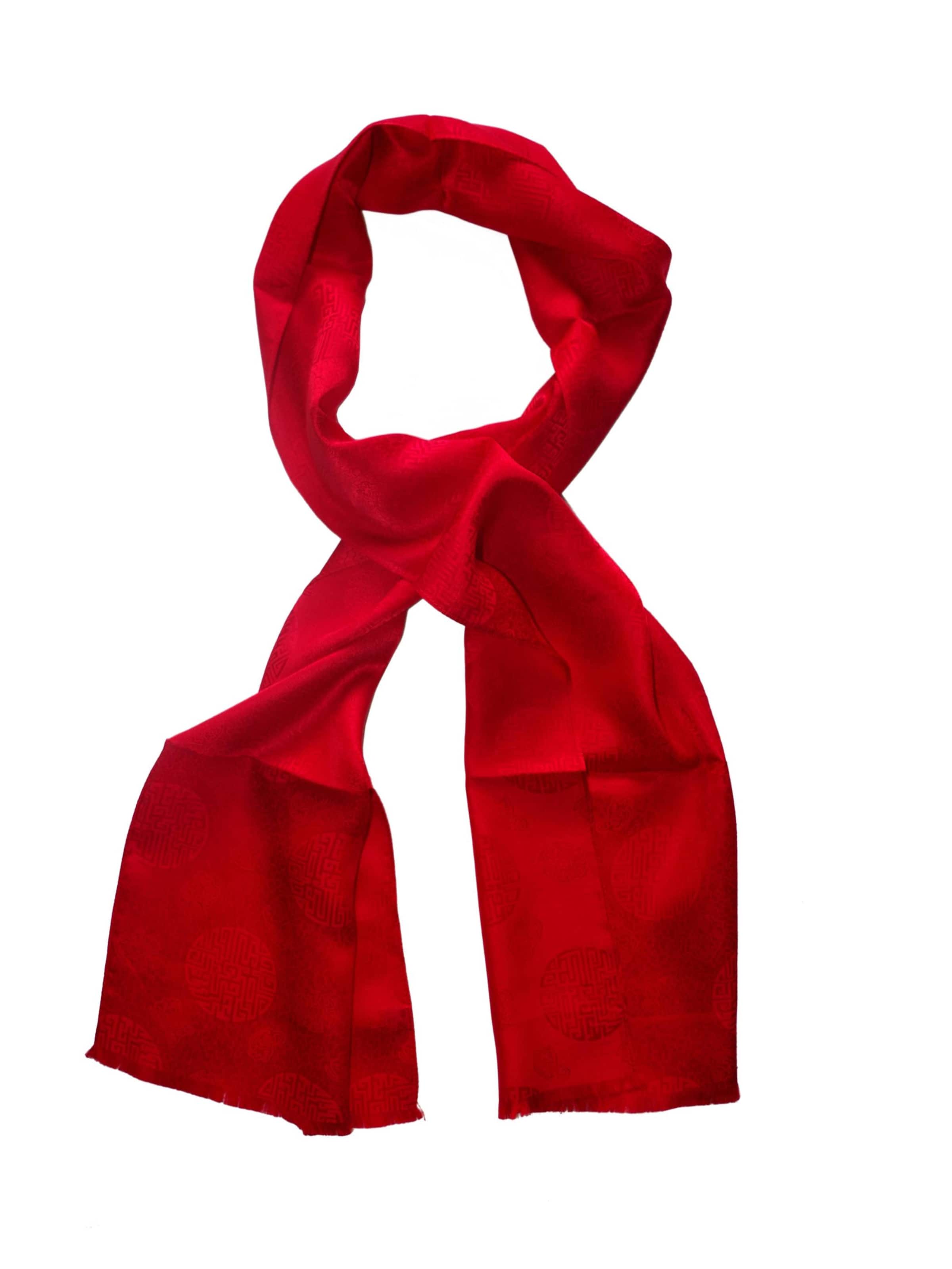 Écharpe 'Satinecho' Posh Gear en rouge : devant