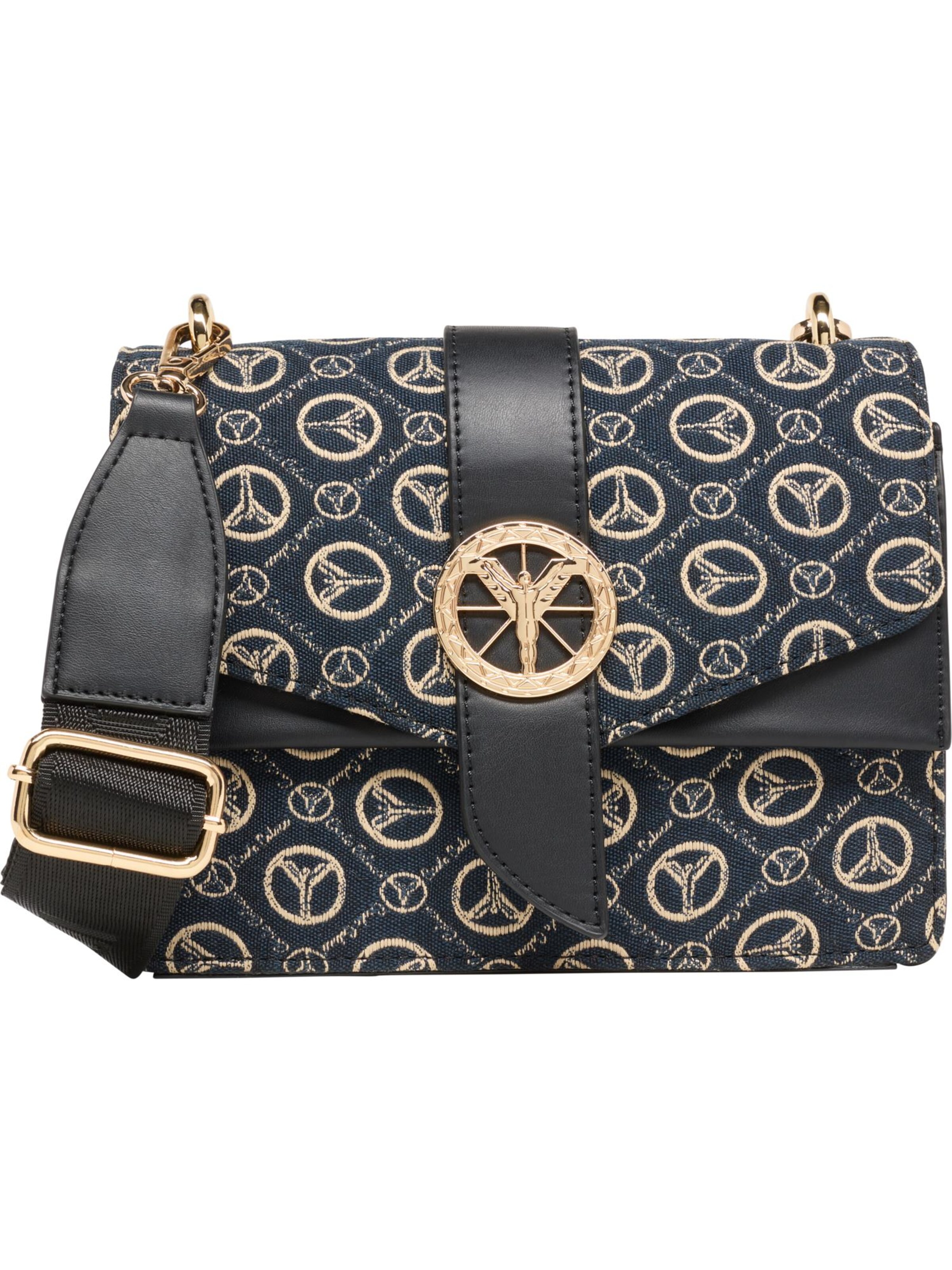 Carlo Colucci Schoudertas 'DelPero' in Zwart: voorkant