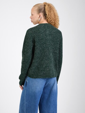 VILA Gebreid vest 'VIALVA' in Groen
