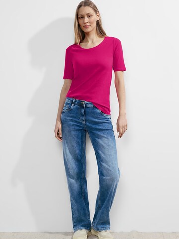 CECIL T-Shirt 'Lena' (GOTS) in Pink