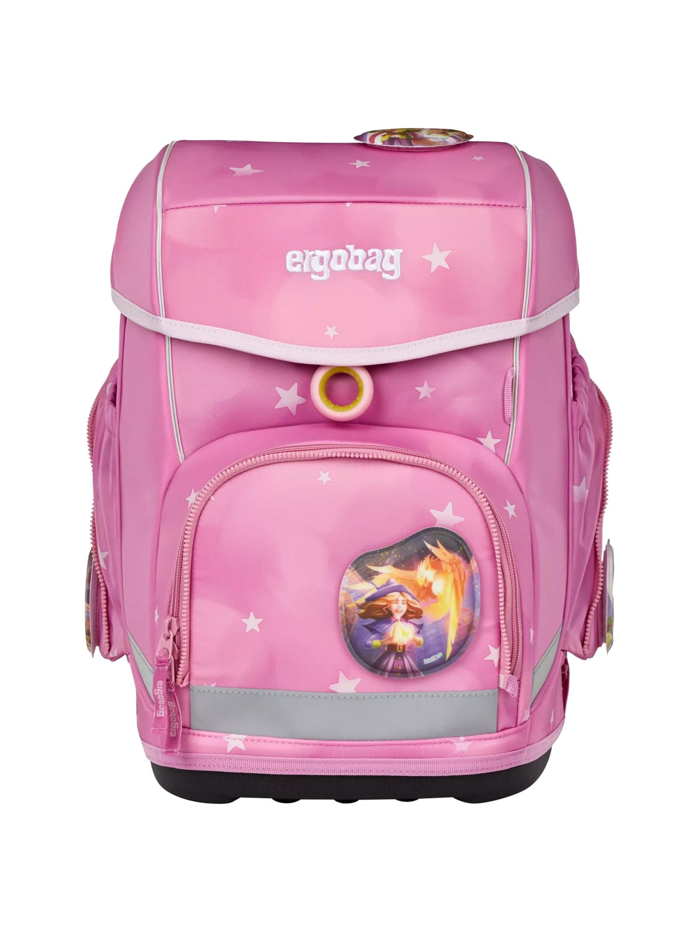 ergobag Backpack 'Schulranzen-Set cubo Set' in Pink