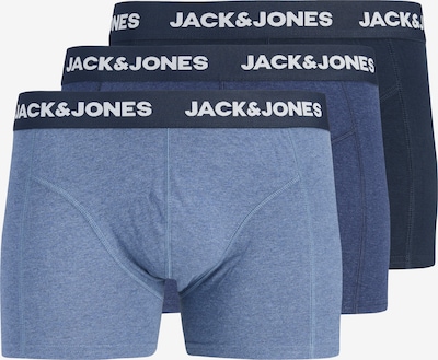 JACK & JONES Bokserishortsit 'JACFAX' koossa L värissä sininen / yönsininen / meleerattu sininen / valkoinen, Tuotenäkymä