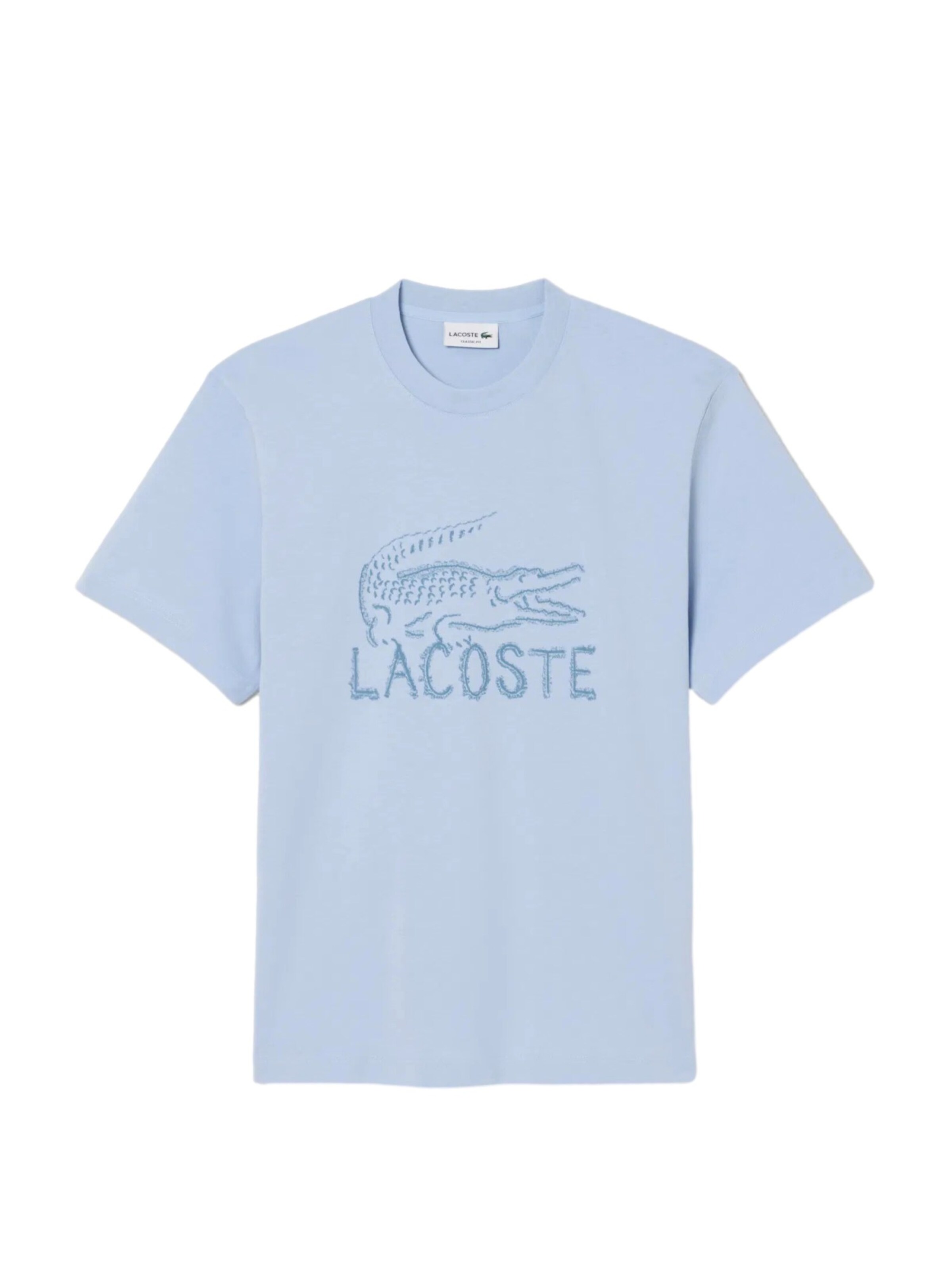 T-Shirt LACOSTE en bleu : devant