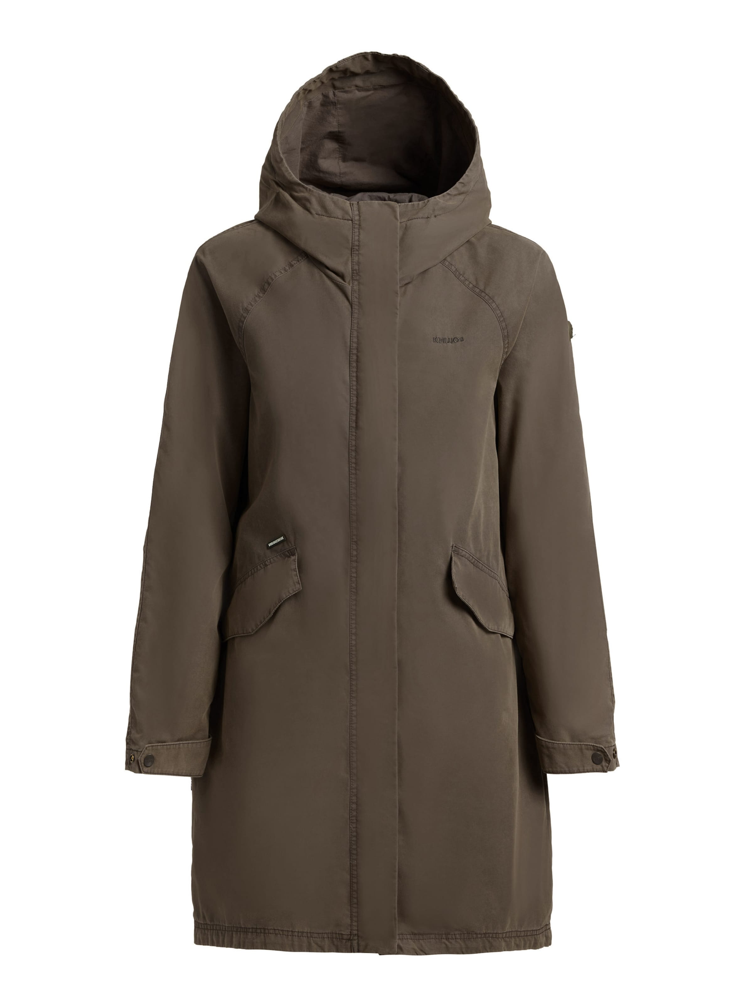 khujo Mantel 'Leal' in Braun: Vorderseite