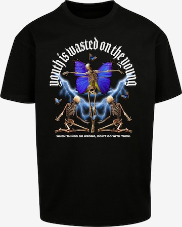 Lost Youth T-Shirt 'CLASSIC V.1' in Schwarz: predná strana