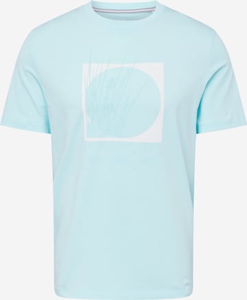 s.Oliver T-shirt i blå: framsida