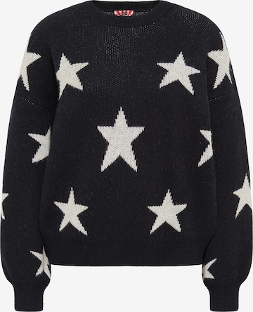 Pull-over myMo ROCKS en noir : devant