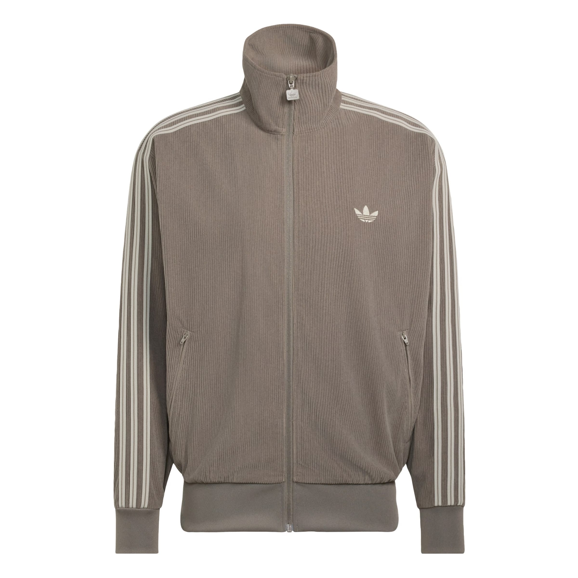 ADIDAS ORIGINALS Ζακέτα φούτερ 'Firebird' σε XS σε γκρεζ / καφέ, Άποψη προϊόντος