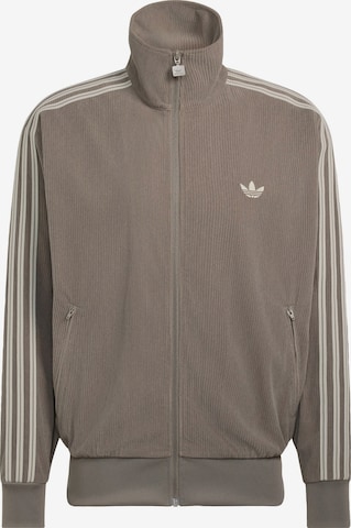 ADIDAS ORIGINALS Mikina 'Firebird' – hnědá: přední strana