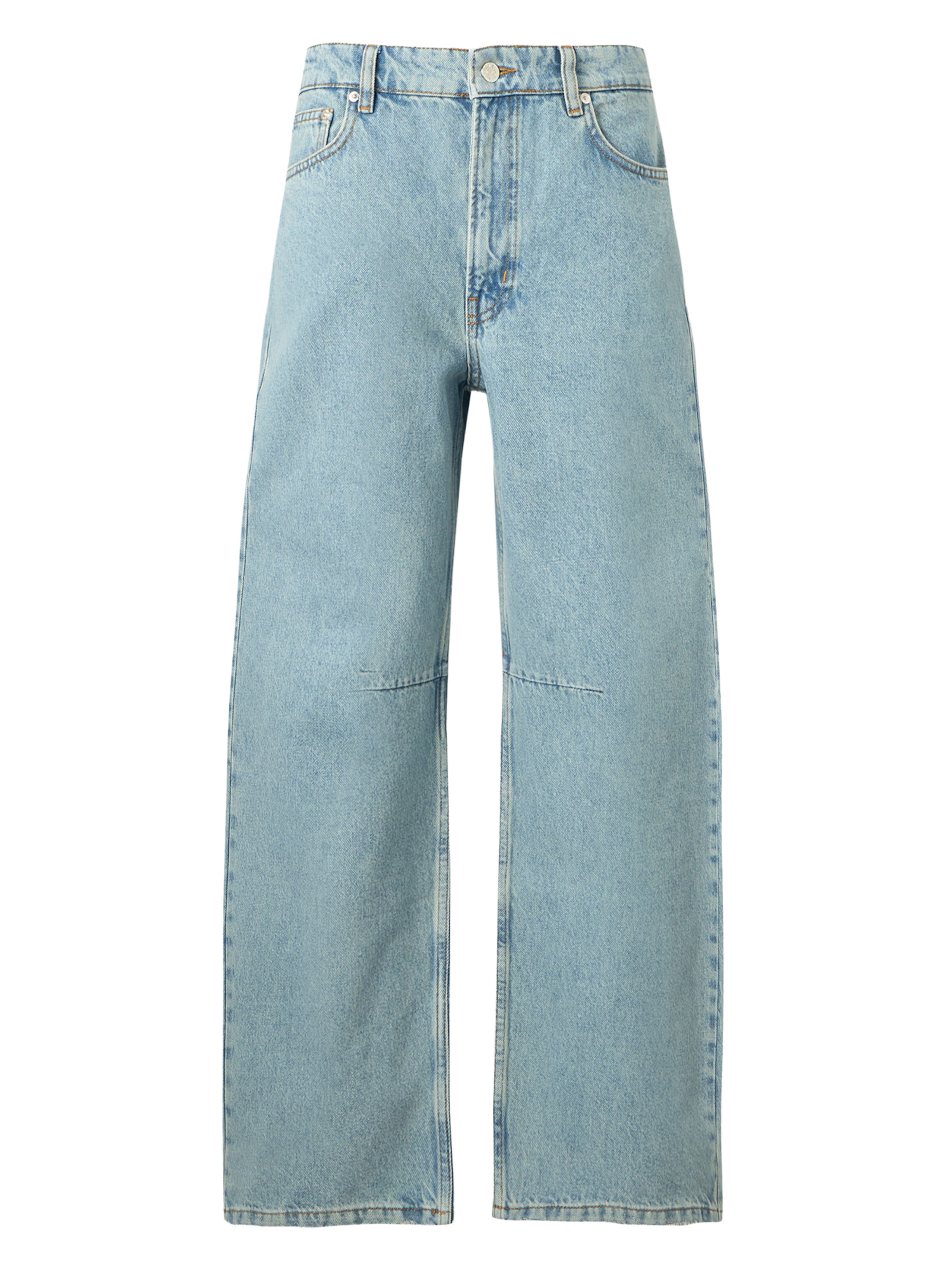 Barrel Jean Moschino Jeans en bleu : devant