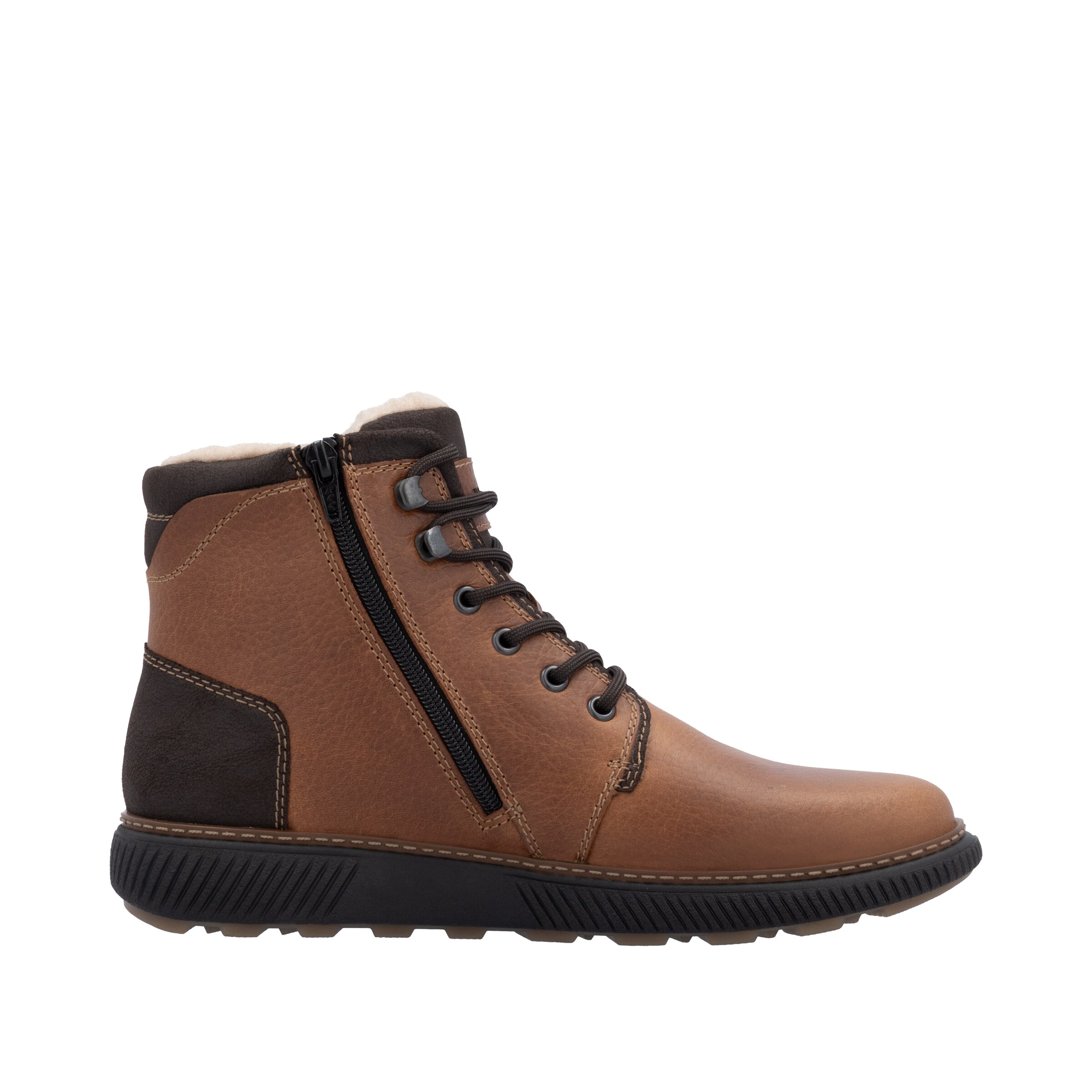 Rieker - Botas com atacadores em castanho