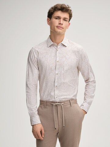 Coupe slim Chemise 'Pit' JOOP! en blanc : devant