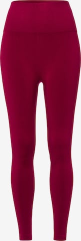 Leggings 'Sync Leggings' Les Lunes en rouge : devant