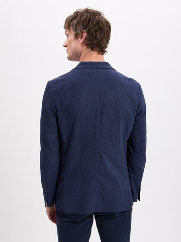 Nils Sundström Regular fit Business-colbert in Blauw