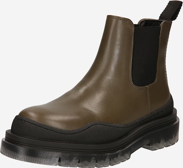 Garment Project Chelsea Boots 'Lucido' in Brown: front