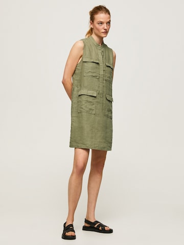 Pepe Jeans Shirt dress 'Aura' in Green