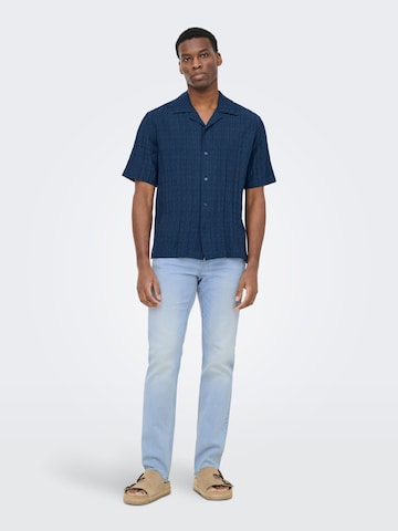 Only & Sons Regular Jeans 'ONSWolf' in Blauw