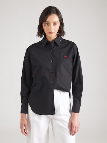 DKNY Bluse in Schwarz: Vorderseite
