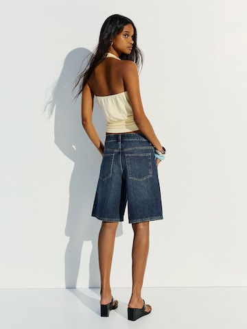Wide leg Jeans di Bershka in blu