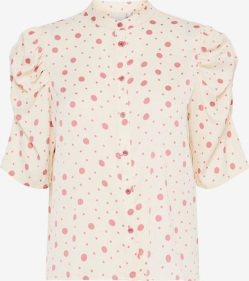 Chemisier 'IHKate' ICHI en beige : devant