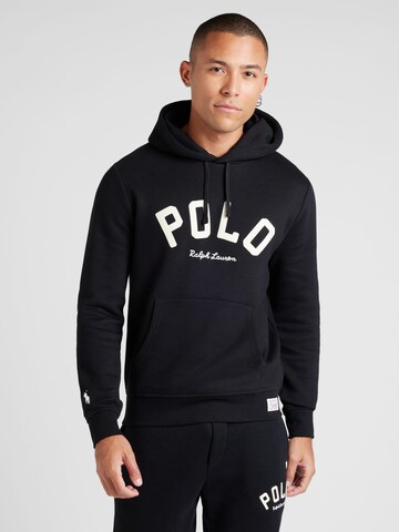 Polo Ralph Lauren Bluzka sportowa w kolorze czarny: przód