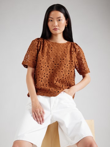 MORE & MORE Blus i orange: framsida