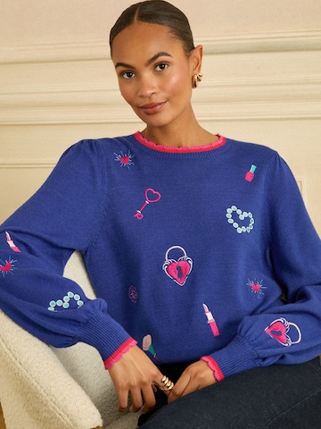 Pullover di love & roses in blu