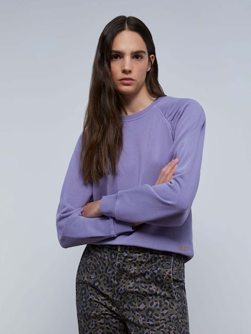 Sweat-shirt Scalpers en violet : devant