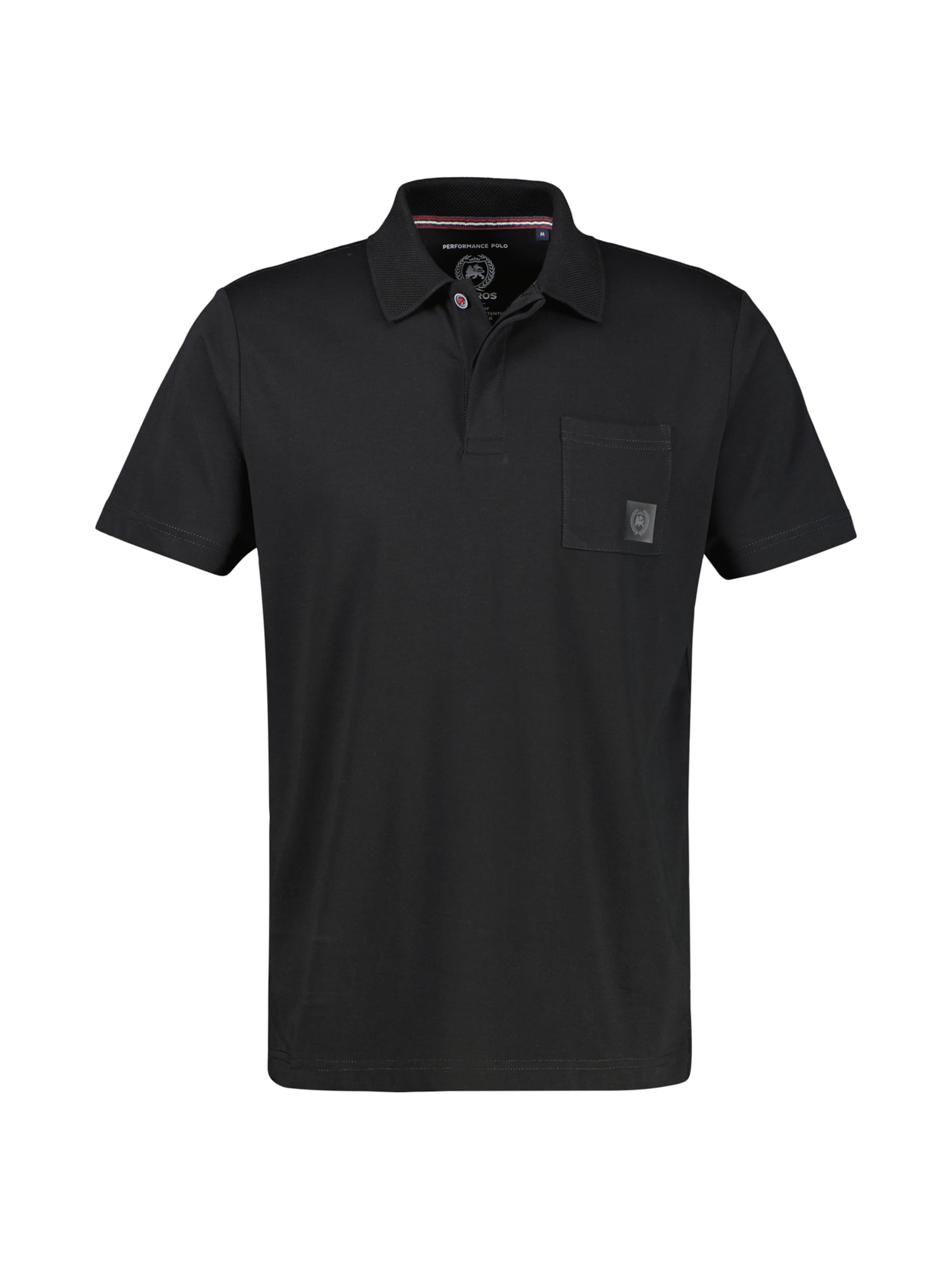 LERROS Poloshirt in Schwarz: Vorderseite