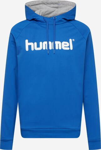 Hummel Sweatshirt in Blauw: voorkant