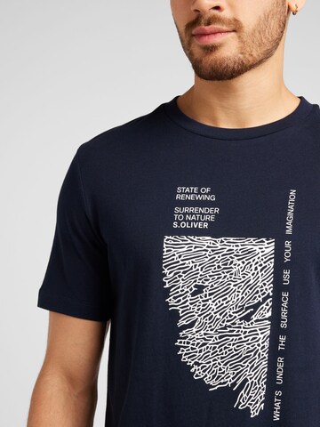 s.Oliver T-Shirt in Blau