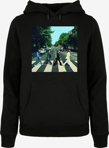 Merchcode Sweatshirt 'Beatles - Album Abbey Road' in Zwart: voorkant
