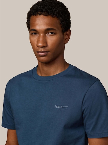 Coupe regular T-Shirt 'Heritage Ess' Hackett London en bleu