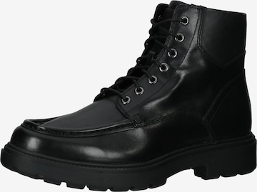 GEOX Lace-Up Boots in Black: front