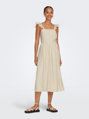 ONLY Kleid 'DEBRA' in Beige