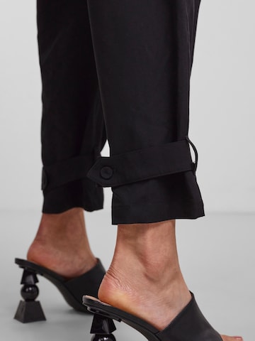 Y.A.S Regular Pleat-Front Pants 'Pleaty' in Black