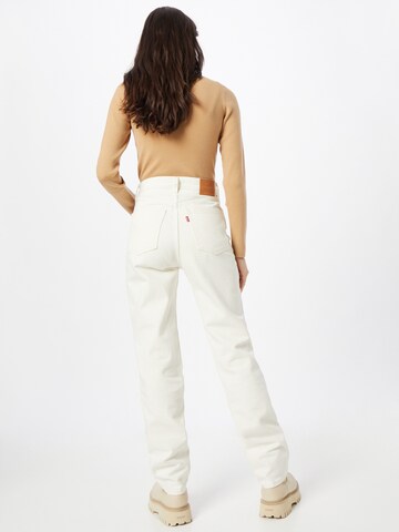 Slimfit Jeans '70s High Slim Straight' di LEVI'S ® in bianco