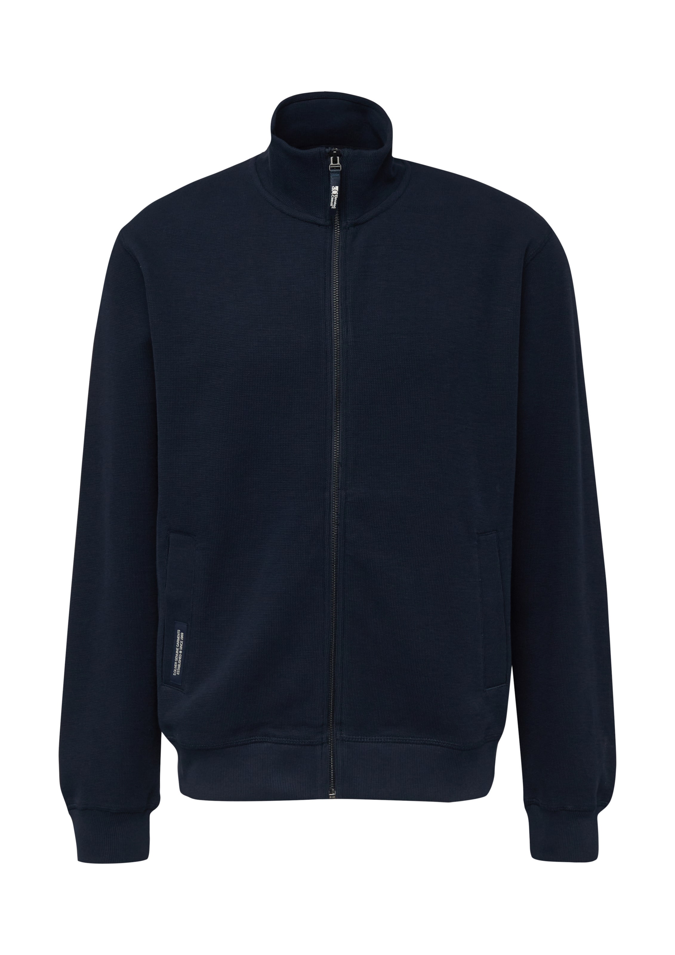 s.Oliver Sweatshirt Jacke in Blau: Vorderseite