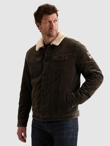 Veste mi-saison 'Trucker jacket in corduroy' PME Legend en vert : devant