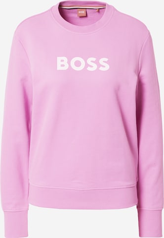 Sweat-shirt 'Ela' BOSS en rose : devant