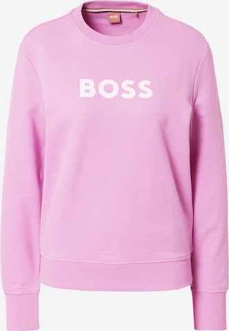 BOSS Orange - Sweatshirt 'Ela' em rosa: frente