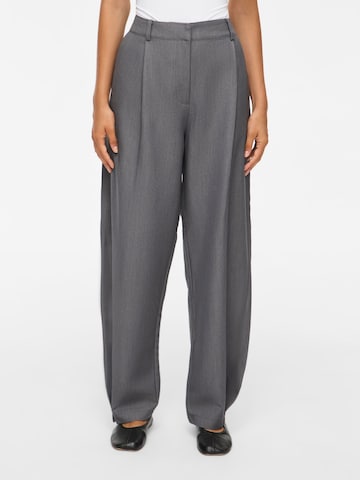 VILA - Barrel Pantalón plisado 'VILeora' en gris: frente