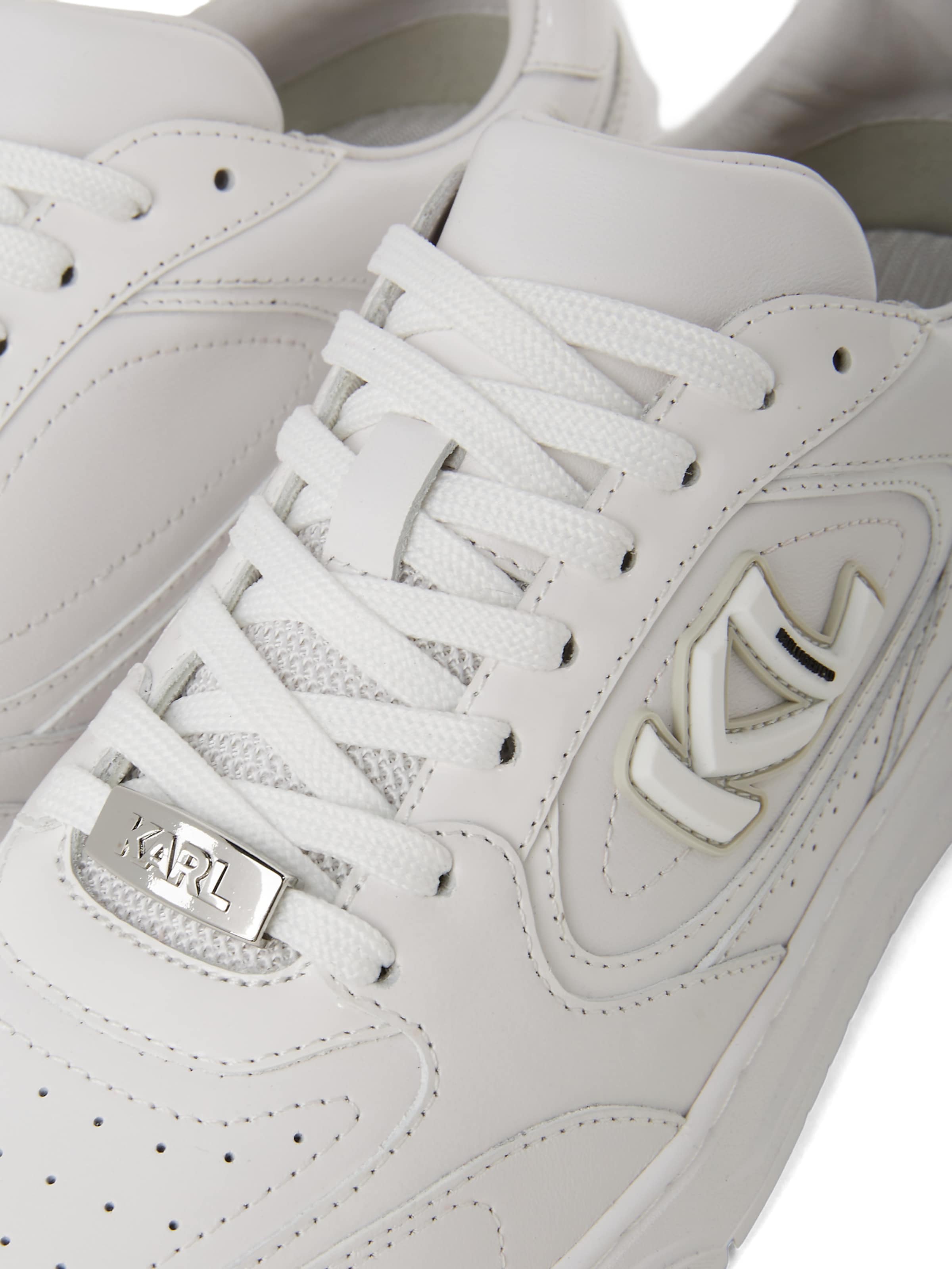 Karl Lagerfeld Nizke superge 'Kourtney' | bela barva