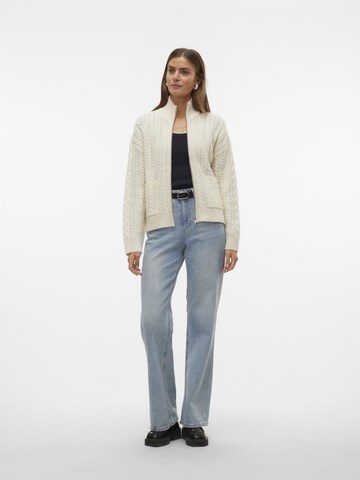 VERO MODA Knit Cardigan in Beige