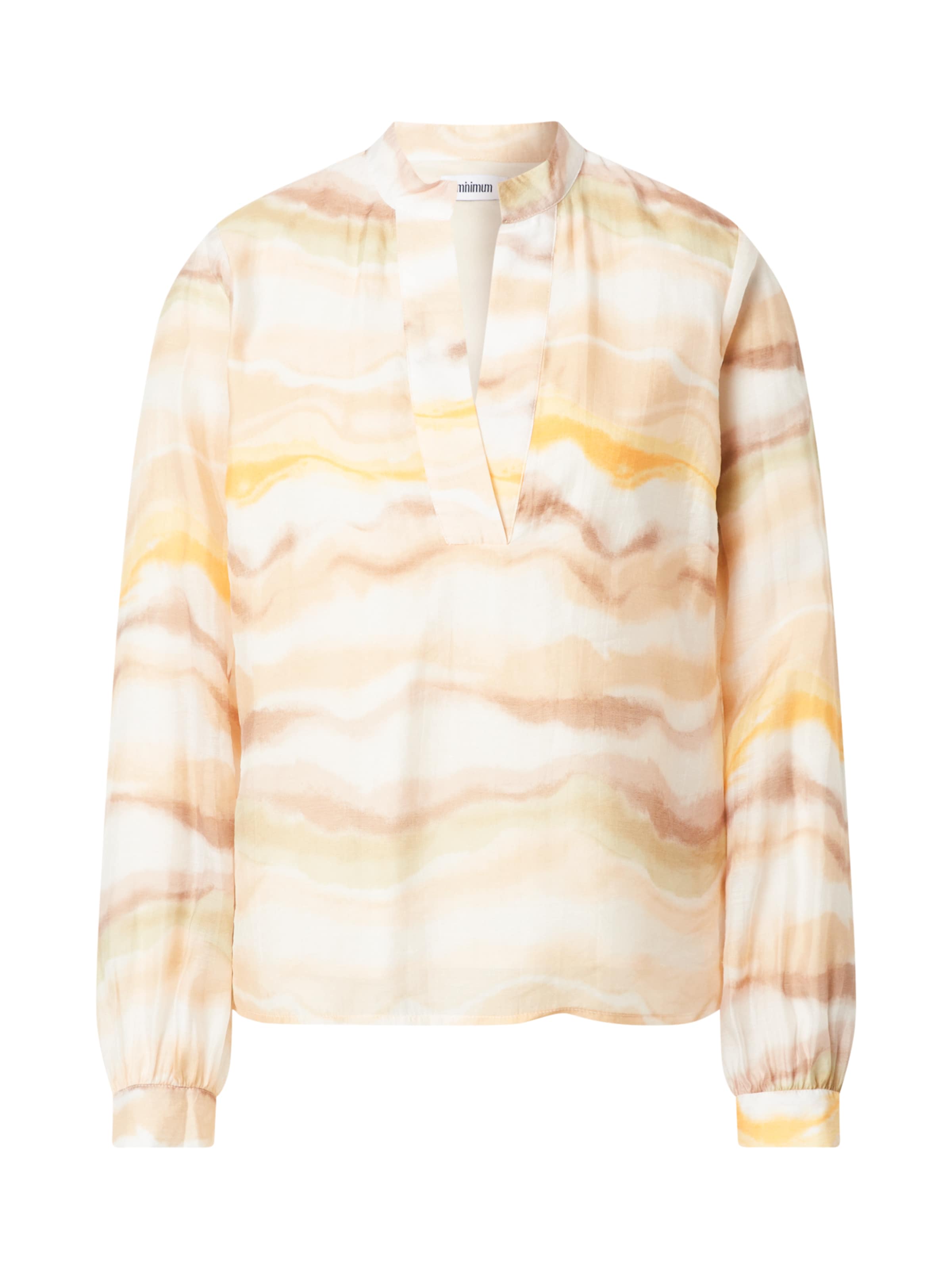 minimum Blouse 'Boletteline' in Beige / Light beige / Cognac / Light brown, Item view