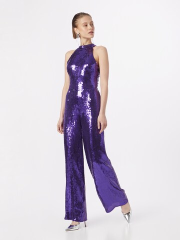 Tuta jumpsuit di Warehouse in lilla